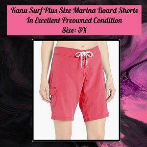 Kanu Surf Plus Size Marina Board Shorts 3X